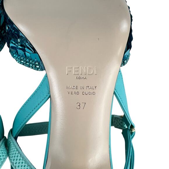 Fendi Sequined Heels - Picture 6 of 7